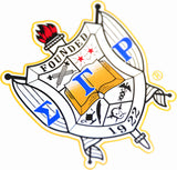 Big Boy Sigma Gamma Rho Divine 9 S142 Clear Cross Bag [Gold]