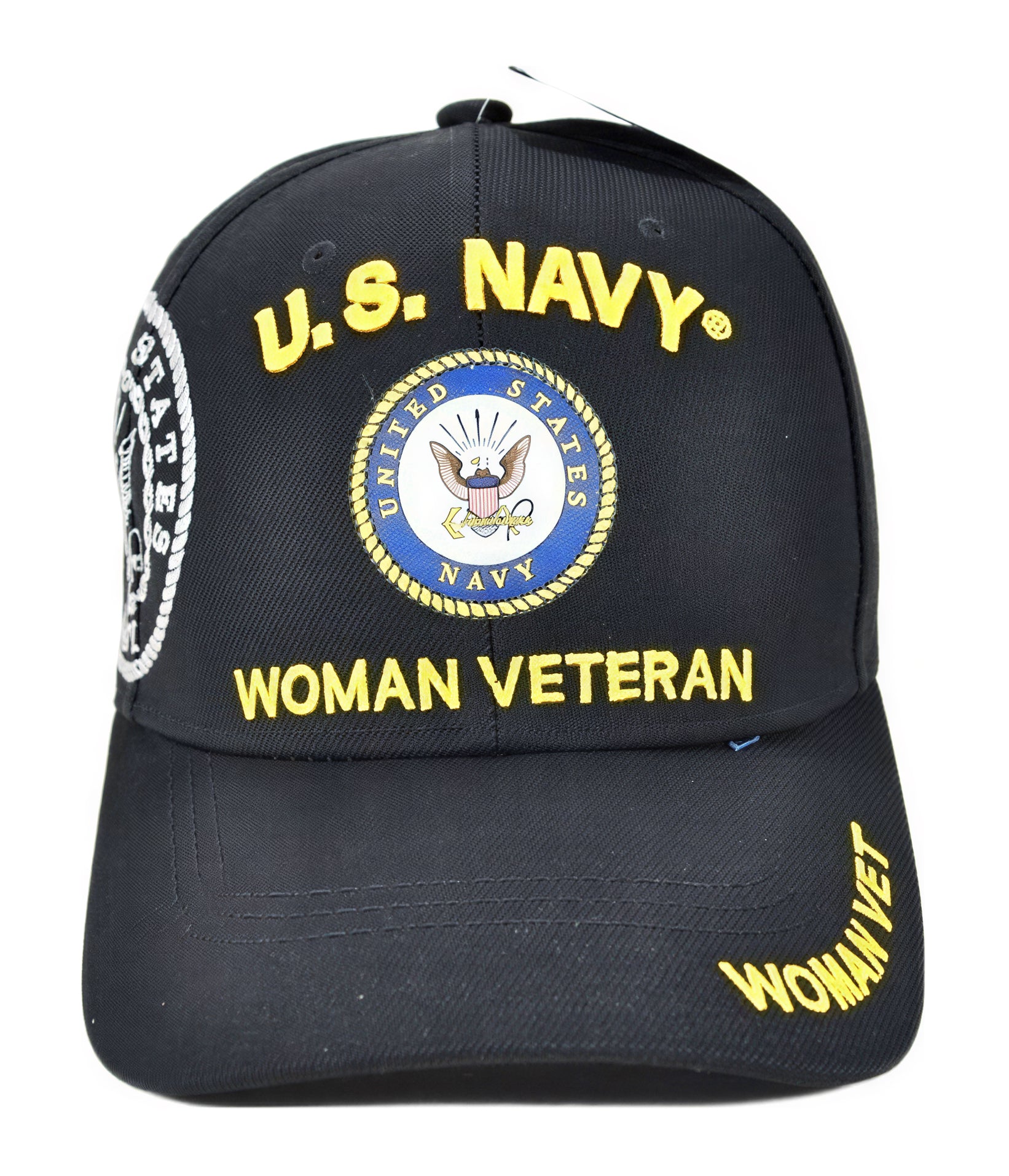 U.S. Navy Woman Vet C1428 Shadow Ladies Cap [Black] – TCEShop