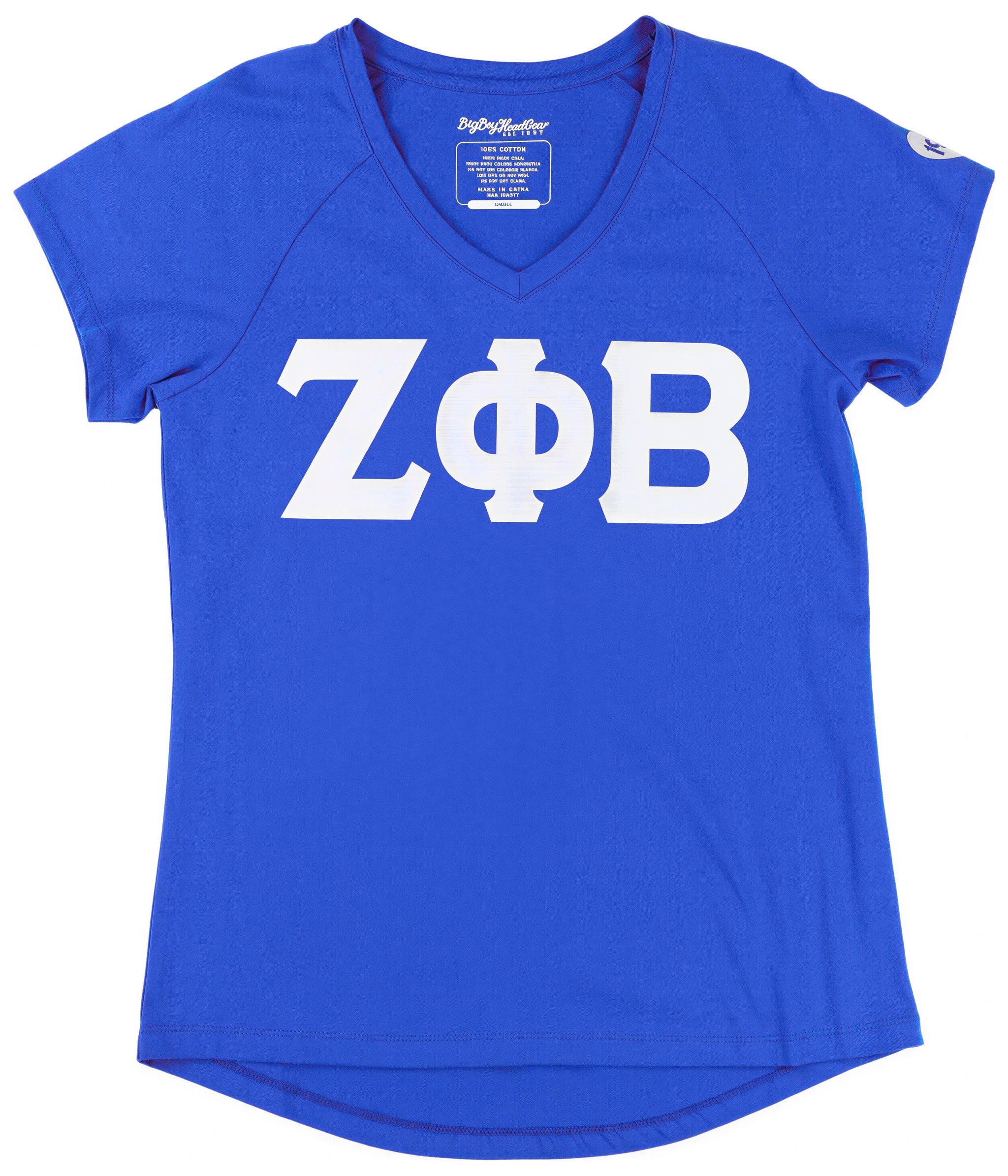 Big Boy Zeta Phi Beta Divine 9 S3 V-Neck Tee [Royal Blue] – TCEShop