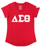 Big Boy Delta Sigma Theta Divine 9 S3 V-Neck Tee [Red]