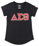 Big Boy Delta Sigma Theta Divine 9 S3 V-Neck Tee [Black]