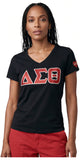 Big Boy Delta Sigma Theta Divine 9 S3 V-Neck Tee [Black]