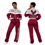 Buffalo Dallas North Carolina Central Eagles Unisex Adult Track Suit [Maroon]