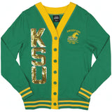 Big Boy Headgear Kentucky State Thorobreds S8 Sequin Womens Cardigan [Green]