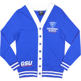 Big Boy Headgear Georgia State Panthers S8 Sequin Womens Cardigan [Royal Blue]