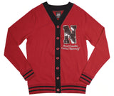 Big Boy Headgear North Carolina Central Eagles S7 Sequin Letter Womens Cardigan [Maroon]