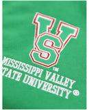 Big Boy Headgear Mississippi Valley State Delta Devils S12 Unisex Adult Racing Twill Jacket [Green]