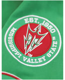 Big Boy Headgear Mississippi Valley State Delta Devils S12 Unisex Adult Racing Twill Jacket [Green]