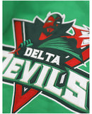 Big Boy Headgear Mississippi Valley State Delta Devils S12 Unisex Adult Racing Twill Jacket [Green]