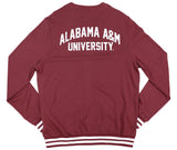 Big Boy Headgear Alabama A&M Bulldogs S3 Chenille Year Mens Cardigan [Maroon]
