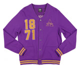 Big Boy Headgear Alcorn State Braves S3 Chenille Year Mens Cardigan [Purple]