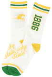 Big Boy Headgear Kentucky State Thorobreds S7 Mens Socks [White]