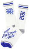 Big Boy Headgear Tennessee State Tigers S7 Mens Socks [White]