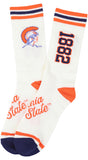 Big Boy Headgear Virginia State Trojans S7 Mens Socks [White]