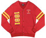 Big Boy Headgear Tuskegee Golden Tigers S7 Mens Cardigan [Crimson]
