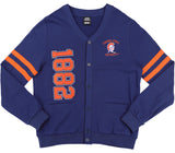 Big Boy Headgear Virginia State Trojans S7 Mens Cardigan [Navy Blue]