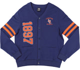 Big Boy Headgear Langston Lions S7 Mens Cardigan [Navy Blue]