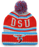 Big Boy Delaware State Hornets S251 Beanie With Ball [Red]
