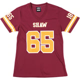 Big Boy Headgear Shaw Bears S2 Womens Football Jersey Tee [Crimson]