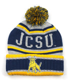 Big Boy Johnson C. Smith Golden Bulls S251 Beanie With Ball [Navy Blue]