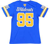 Big Boy Headgear Fort Valley State Wildcats S2 Womens Football Jersey Tee [Royal Blue]