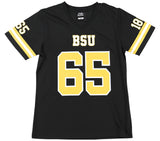 Big Boy Headgear Bowie State Bulldogs S2 Womens Football Jersey Tee [Black]