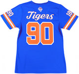 Big Boy Headgear Savannah State Tigers S2 Womens Football Jersey Tee [Royal Blue]