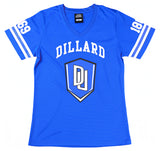 Big Boy Headgear Dillard Bleu Devils S2 Womens Football Jersey Tee [Royal Blue]