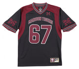 Big Boy Headgear Morehouse Maroon Tigers S16 Mens Football Jersey [Black]