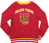 Big Boy Headgear Tuskegee Golden Tigers S12 Womens Cardigan [Crimson]