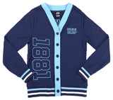 Big Boy Headgear Spelman Jaguars S12 Womens Cardigan [Navy Blue]