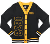 Big Boy Headgear Arkansas At Pine Bluff Golden Lions S12 Womens Cardigan [Black]