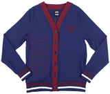 Big Boy Headgear South Carolina State Bulldogs S12 Womens Cardigan [Navy Blue]