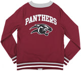 Big Boy Headgear Virginia Union Panthers S12 Womens Cardigan [Maroon]
