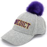 Big Boy Benedict Tigers S148 Ladies Pom Pom Cap [Grey]