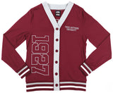Big Boy Headgear Texas Southern Tigers S12 Womens Cardigan [Maroon]