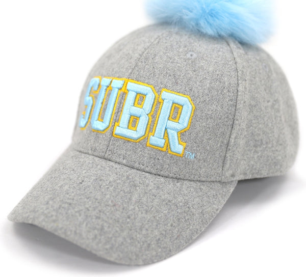 Big Boy Southern Jaguars S148 Ladies Pom Pom Cap [Grey]