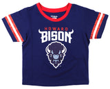 Big Boy Headgear Hampton Pirates S6 Womens Cropped Tee [Navy Blue]