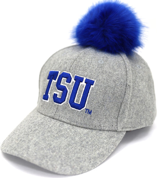 Big Boy Tennessee State Tigers S148 Ladies Pom Pom Cap [Grey]
