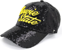 Big Boy Bowie State Bulldogs S141 Ladies Sequins Cap [Black]