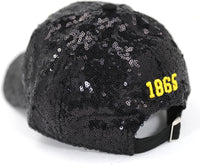 Big Boy Bowie State Bulldogs S141 Ladies Sequins Cap [Black]