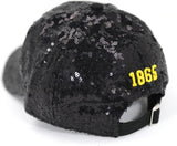 Big Boy Bowie State Bulldogs S141 Ladies Sequins Cap [Black]