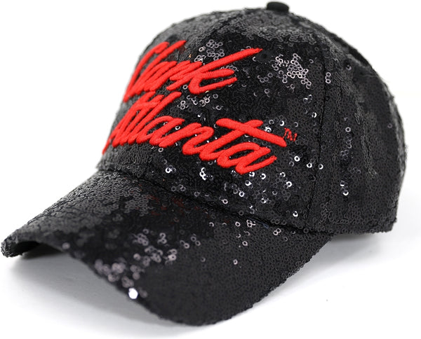 Big Boy Clark Atlanta Panthers S141 Ladies Sequins Cap [Black]