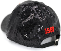 Big Boy Clark Atlanta Panthers S141 Ladies Sequins Cap [Black]