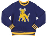 Big Boy Headgear Johnson C. Smith Golden Bulls S6 Mens Sweatshirt [Navy Blue]