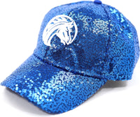 Big Boy Fayetteville State Broncos S141 Ladies Sequins Cap [Royal Blue]