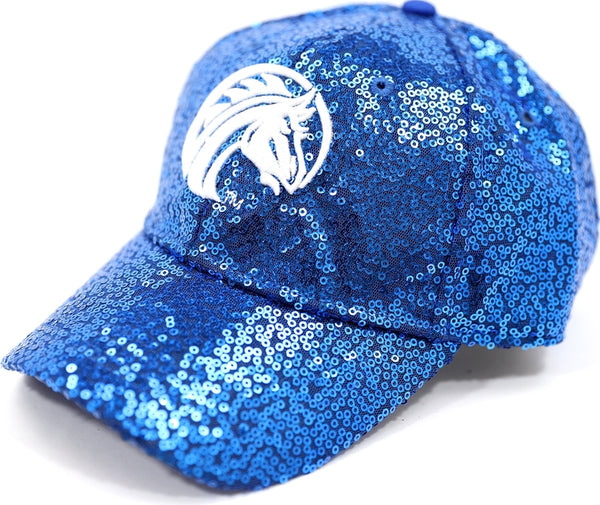 Big Boy Fayetteville State Broncos S141 Ladies Sequins Cap [Royal Blue]