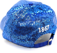 Big Boy Fayetteville State Broncos S141 Ladies Sequins Cap [Royal Blue]
