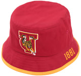 Big Boy Headgear Tuskegee Golden Tigers S150 Unisex Adult Bucket Hat [Crimson]