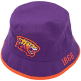 Big Boy Headgear Edward Waters Tigers S150 Unisex Adult Bucket Hat [Purple]